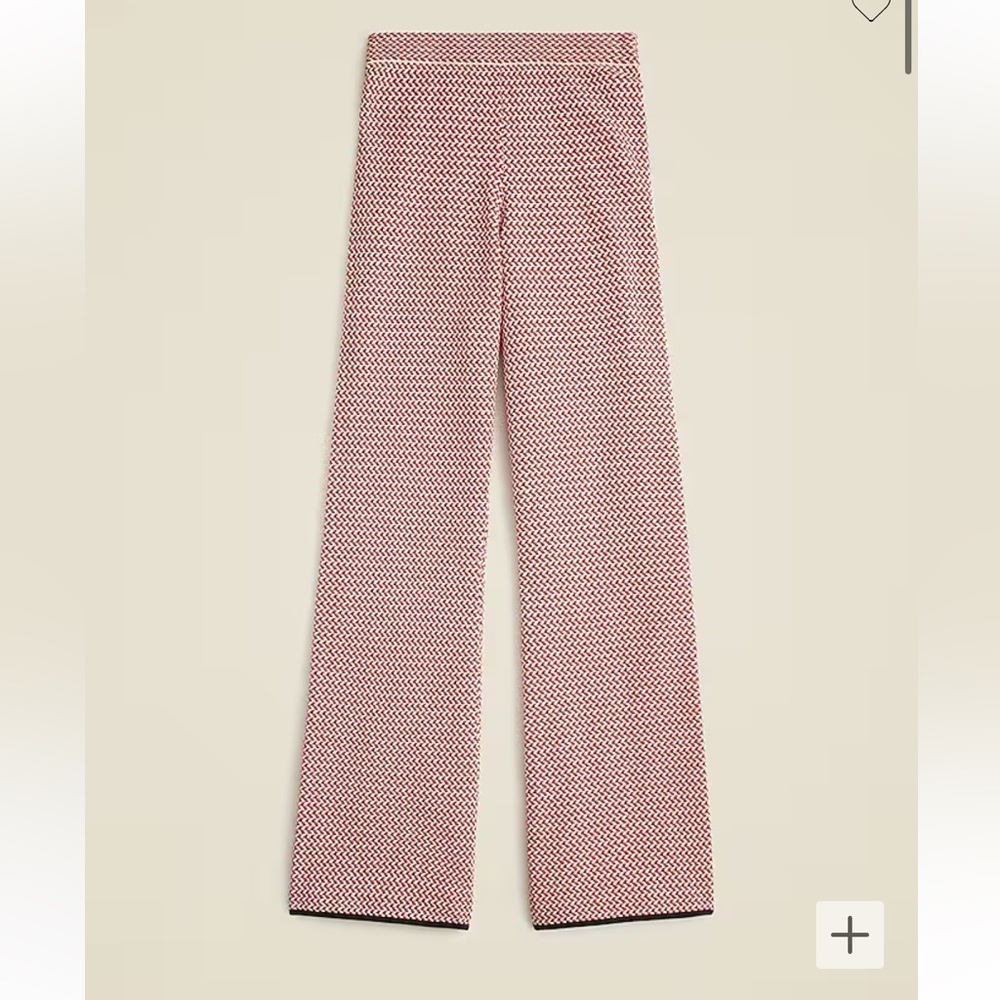 J. Crew Multicolored sweater pant, S, NWT